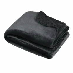 Plaid polaire (160 cm) Michigan Gris anthracite