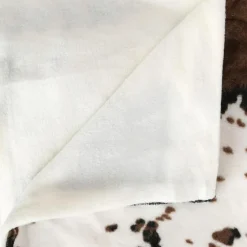 Plaid polaire (130 x 160 cm) Vache Marron