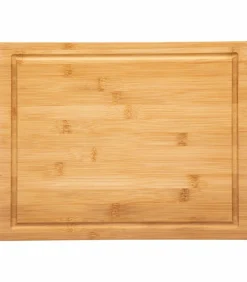 Planche à découper avec bac récupérateur (35 x 28 cm) Bois naturel