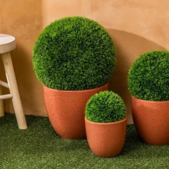 Plante artificielle (D26 cm) Boule de buis Carly