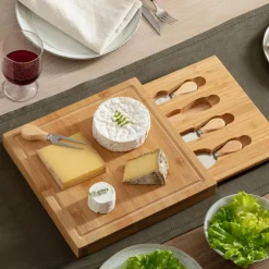 Plateau de fromage bambou (30 x 30 cm) Siao Naturel