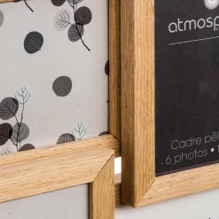 Pêle-mêle 6 photos (41 x H31 cm) Nature Bois