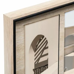 Pêle-mêle mural 5 photos (H32 cm) Ewen Bois naturel