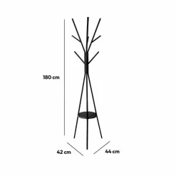 Porte-manteau (H180 cm) Arbor Noir