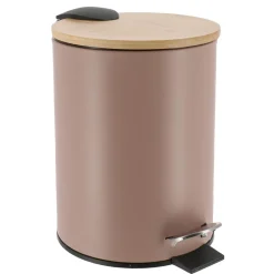 Poubelle à pédale avec frein de chute Timeless Cappuccino