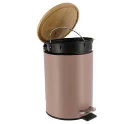 Poubelle à pédale avec frein de chute Timeless Cappuccino
