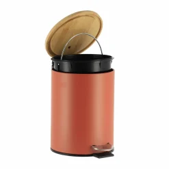 Poubelle à pédale avec frein de chute Timeless Terracotta