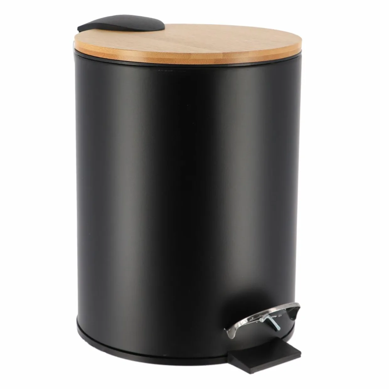 Poubelle à pédale avec frein de chute Timeless Noir
