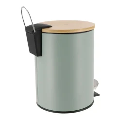 Poubelle à pédale avec frein de chute Timeless Vert eucalyptus