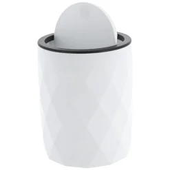 Poubelle salle de bain 6L Rubby Blanc