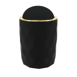 Poubelle salle de bain 6L Rubby Noir