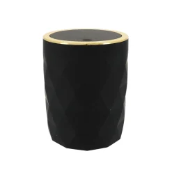 Poubelle salle de bain 6L Rubby Noir