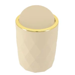 Poubelle salle de bain 6L Rubby Beige