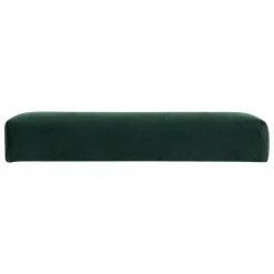 Pouf pliable simple velours ( 38 x 38 cm) Tess Vert