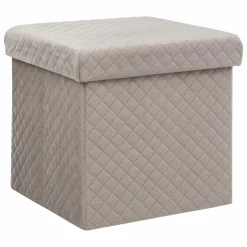 Pouf pliant velours Jack Lin