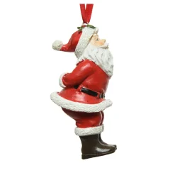 Père Noël à suspendre (H10 cm) Christmas Rouge et blanc
