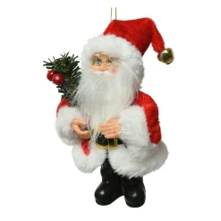 Père Noël à suspendre (H13 cm) Vivien Rouge