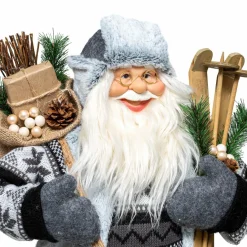 Père Noël déco Traditionnel (H60 cm) Arnold