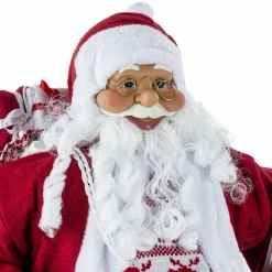 Père Noël déco Traditionnel (H123 cm) Donatien