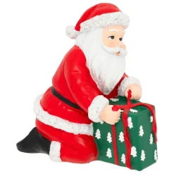 Père Noël décoratif (H15 cm) Nuit de Noël Rouge