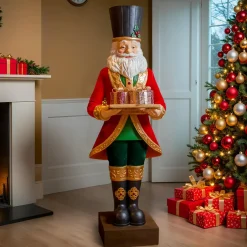 Père Noël Géant (H175 cm) Gabriel costumé Rouge