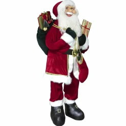Père Noël Géant Traditionnel (H180 cm) Tobias