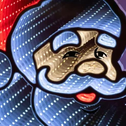 Père Noël lumineux 192 LED (H30 cm) Infinity Blanc froid/multicolore