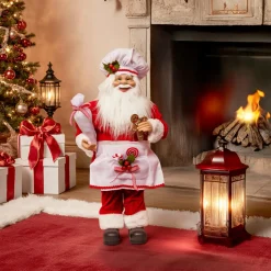 Père Noël traditionnel (H60 cm) Gautier le cuisinier
