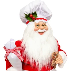 Père Noël traditionnel (H60 cm) Gautier le cuisinier