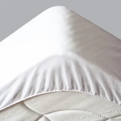 Protège-matelas (90 x 190 cm) Elise Blanc