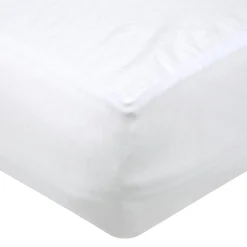 Protège-matelas alèse molleton imperméable (90 x 190 cm) Serena Blanc