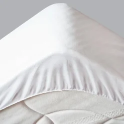 Protège-matelas imperméable (140 x 190 cm) Tricia Blanc