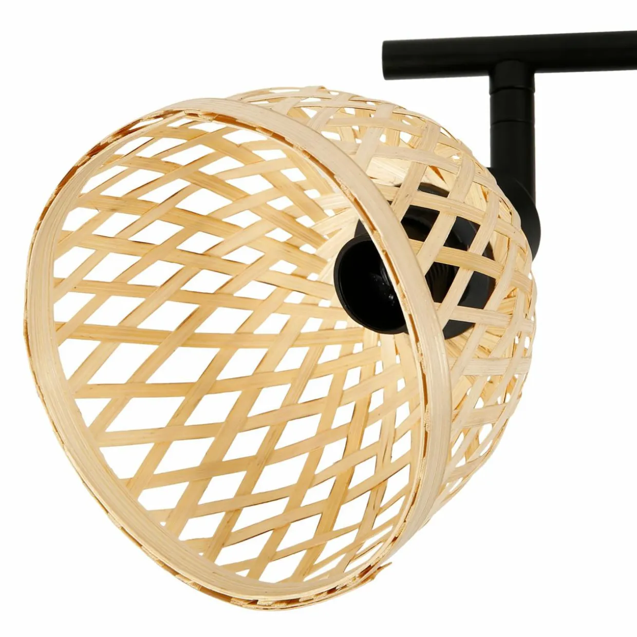 Rampe de spot 2 abat-jours (L38 cm) Hanoi Naturel beige