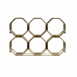 Range-bouteilles métal pliable (H22 cm) Elio Or