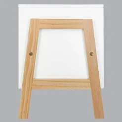 Rangement enfant casier bois (H40 cm) Ecriture Blanc