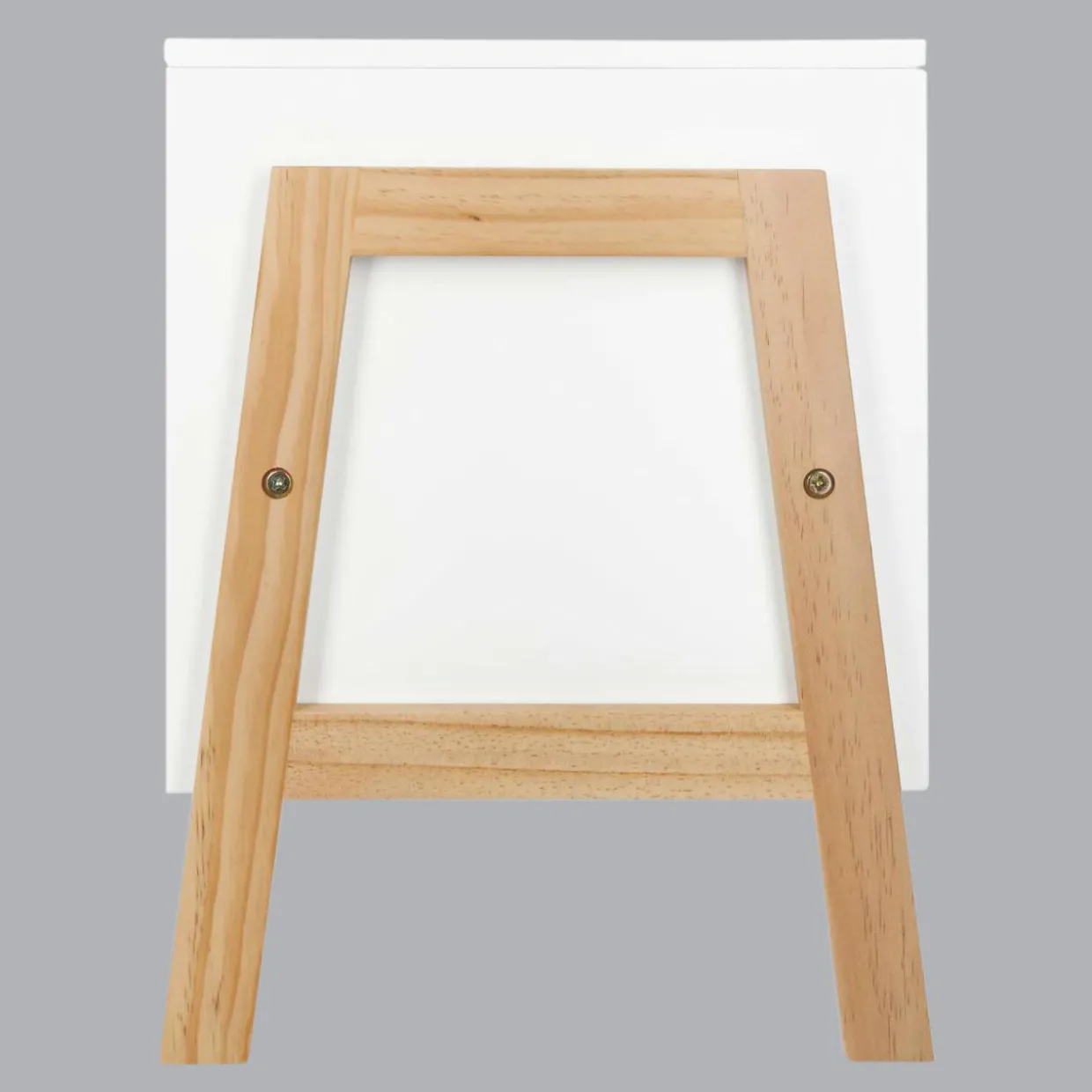 Rangement enfant casier bois (H40 cm) Ecriture Blanc