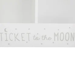 Rangement enfant casier double (H40 cm) Ecriture Blanc