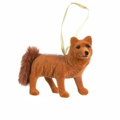 Renard de Noël à suspendre (H7 cm) Filou Marron