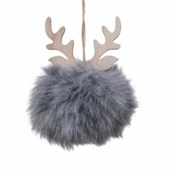 Renne à suspendre (H11 cm) Jeff Gris