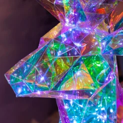 Renne lumineux 145 Micro LED (H105 cm) Ice Blanc Froid