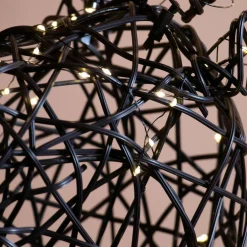 Renne lumineux 400 Micro LED (H160cm) Résine tressée Blanc chaud