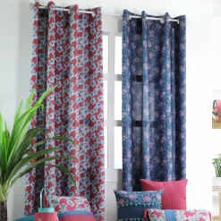 Rideau (135 x 260 cm) Bohochic Bleu