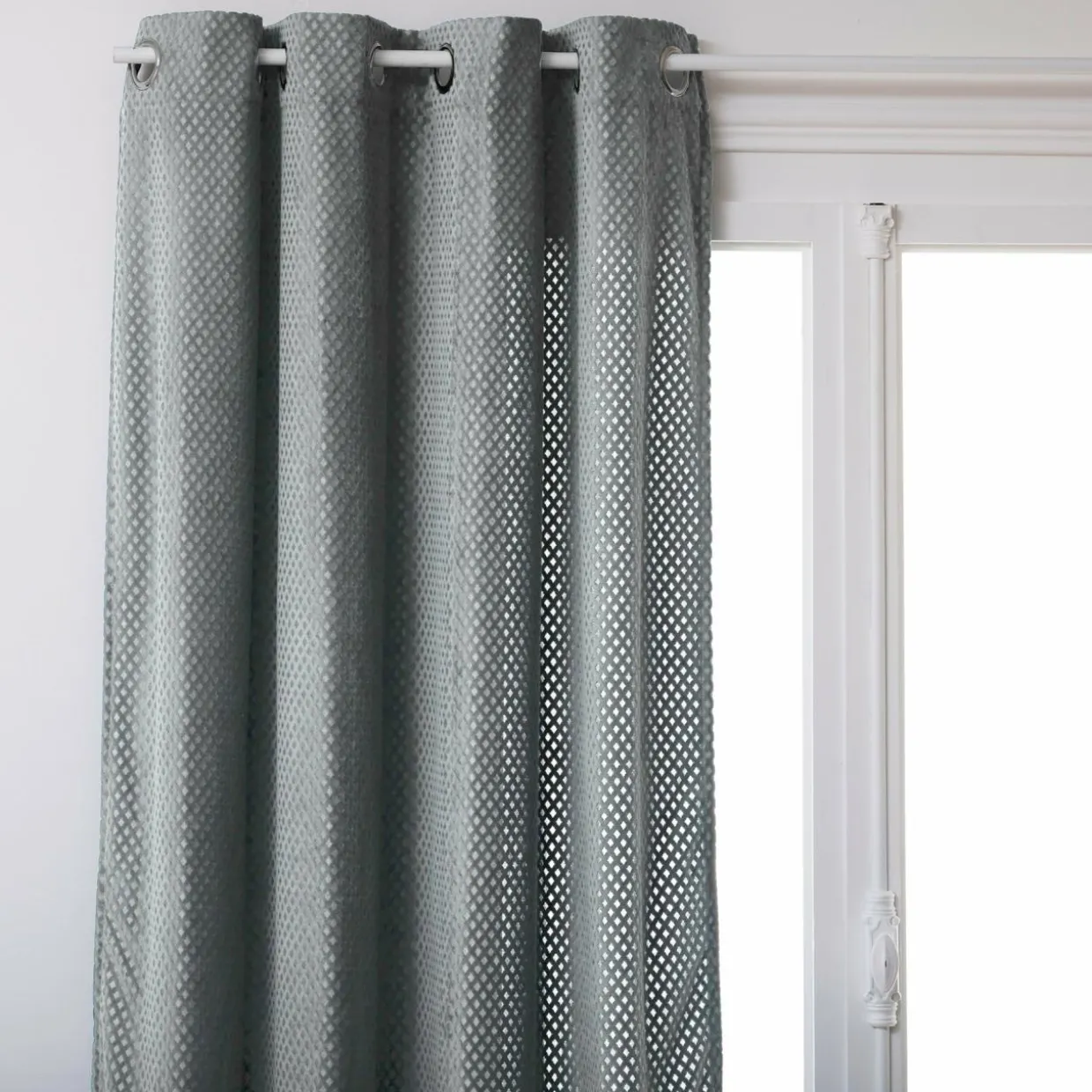 Rideau (140 x 260 cm) Carro Gris clair