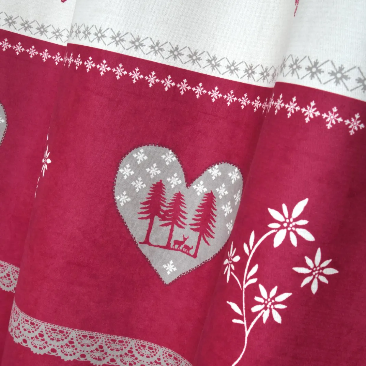 Rideau (140 x 260 cm) Modane Rouge