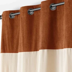 Rideau bouclette (140 x 240 cm) Ava Camel
