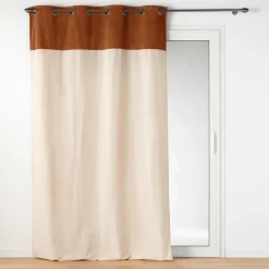 Rideau bouclette (140 x 240 cm) Ava Camel