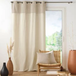 Rideau bouclette (140 x 240 cm) Ava Beige