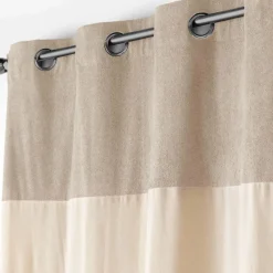 Rideau bouclette (140 x 240 cm) Ava Beige