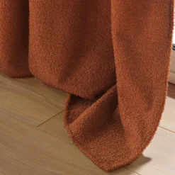 Rideau bouclette (140 x 240 cm) Wooly Terracotta