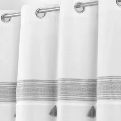 Rideau coton (140 x 240 cm) Amaya Gris